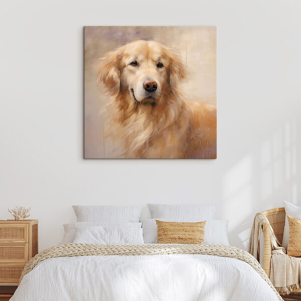 Happy pup with soulful eyes