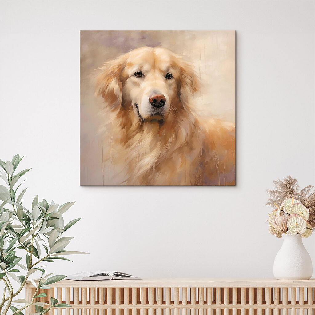 Happy pup with soulful eyes