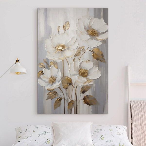Delicate blooms in serene colors