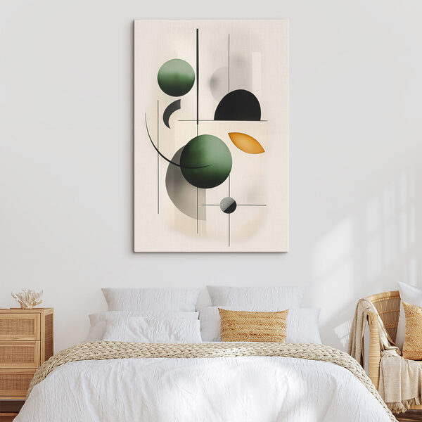 Abstract shapes in harmonious balance