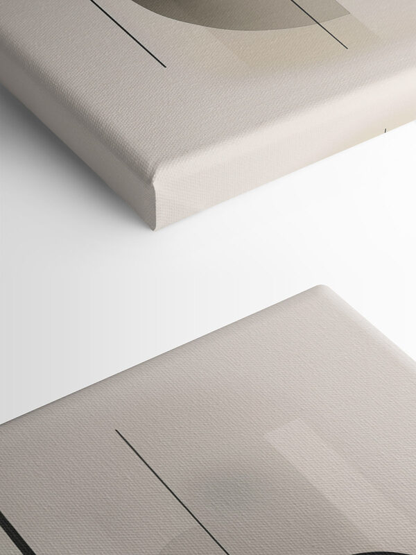 Abstract shapes in harmonious balance