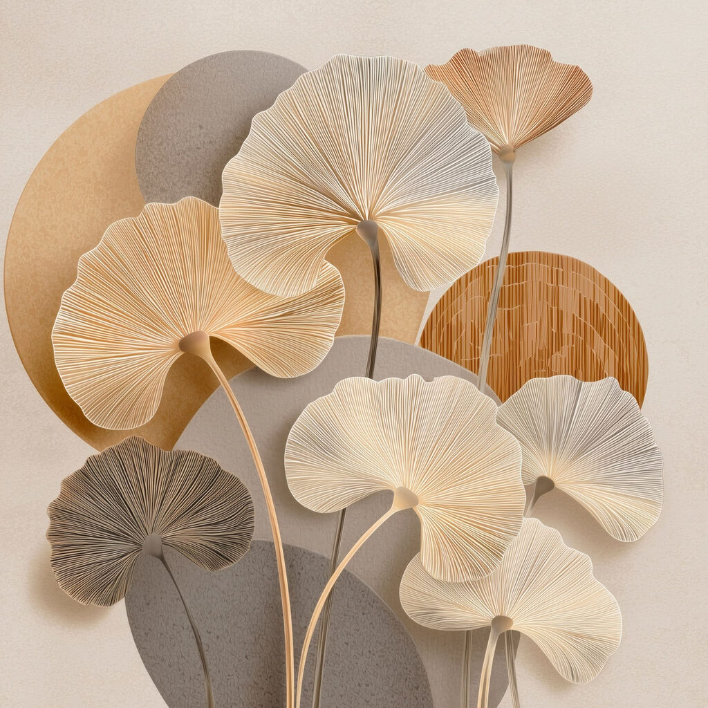 Gentle floral composition in soft tones Gentle floral composition in soft tones