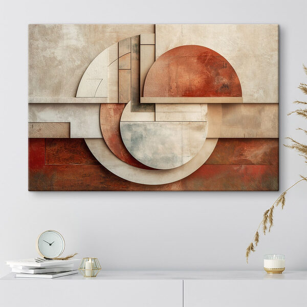 Abstract shapes in warm tones Abstract shapes in warm tones