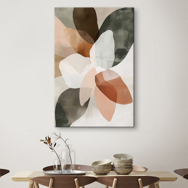 Soft hues blend in abstract harmony Soft hues blend in abstract harmony