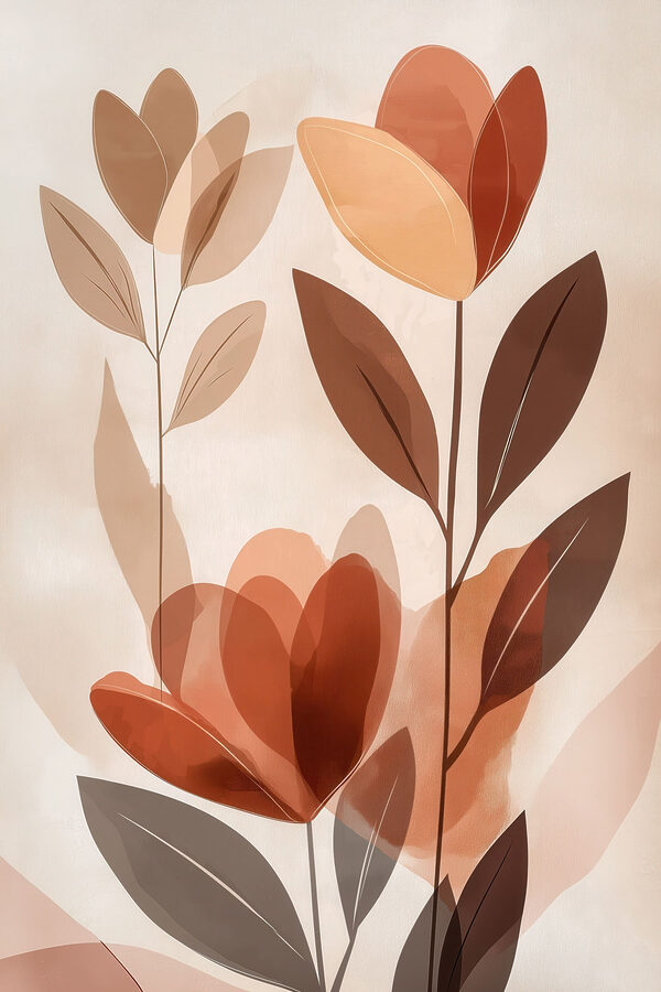 Blooming in warm, earthy tones