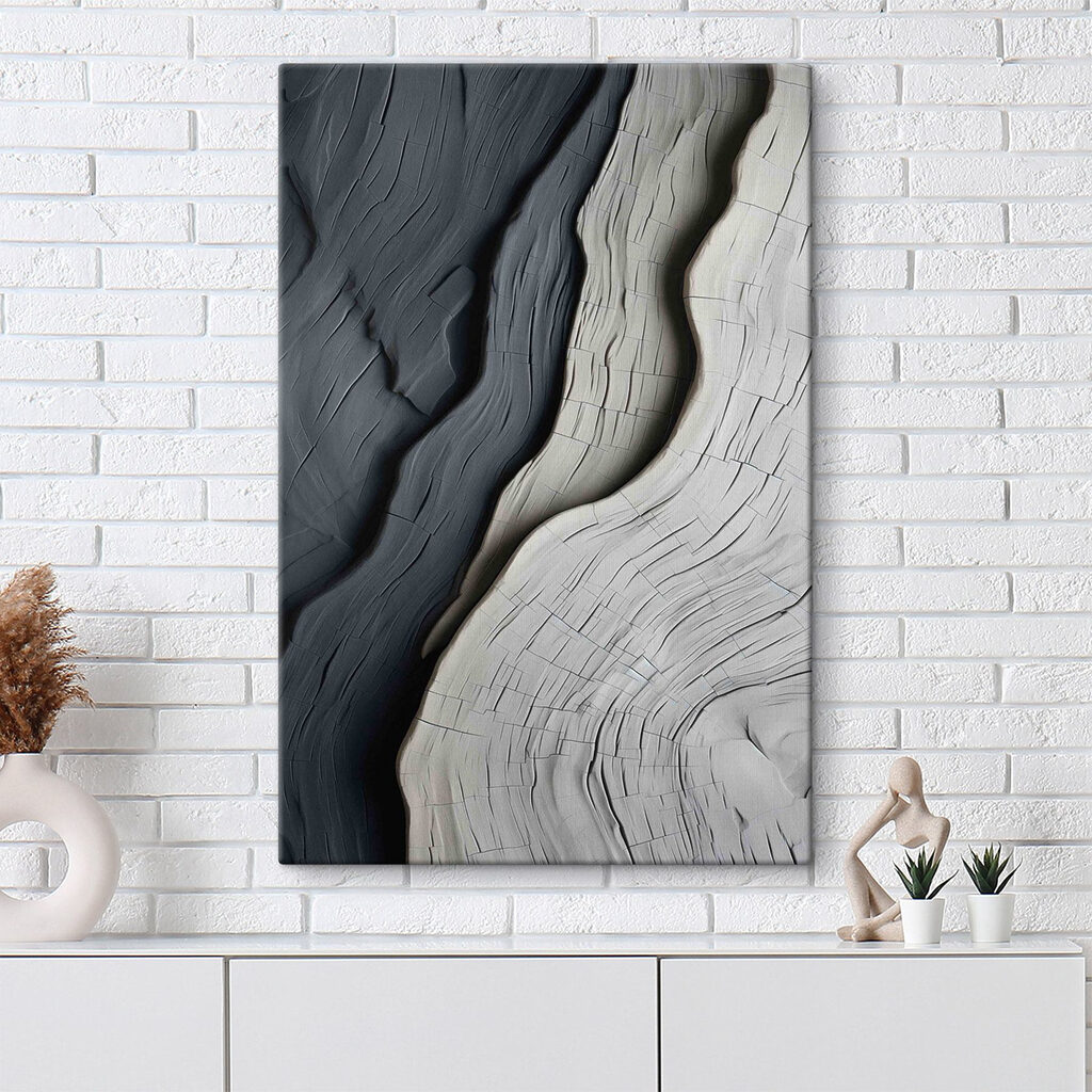 Graceful lines of earthy tones