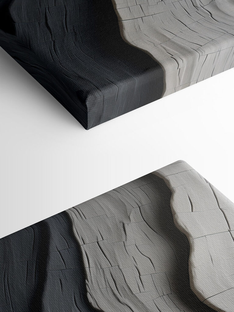 Graceful lines of earthy tones