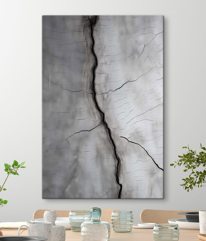 Crack in a tree