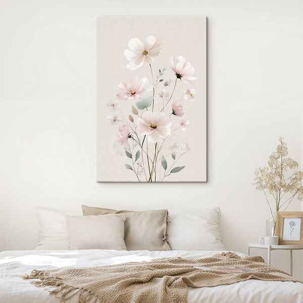 Delicate blooms in soft pastel hues Delicate blooms in soft pastel hues