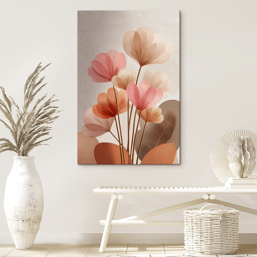 Delicate blooms in soft pastel hues Delicate blooms in soft pastel hues