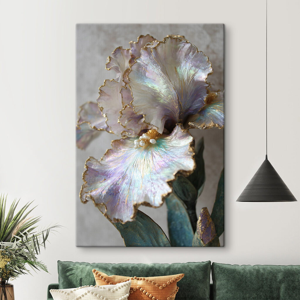 - Elegant floral arrangement with unique colors - Elegant floral arrangement with unique colors