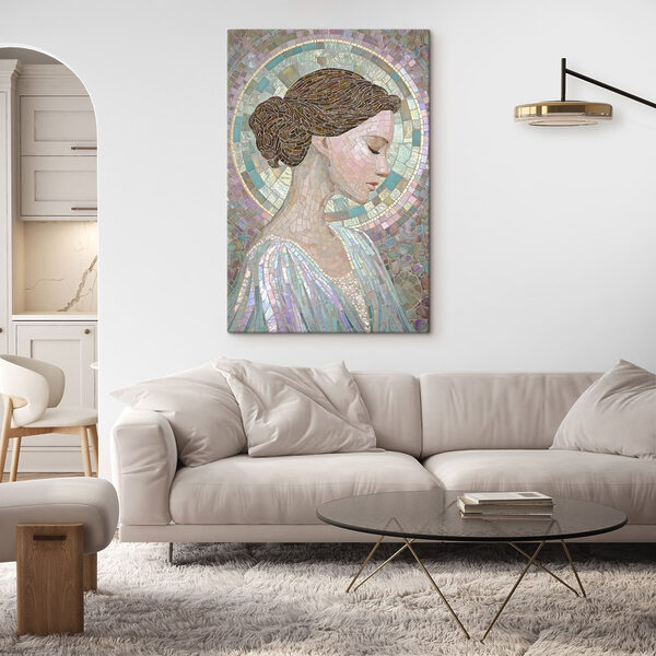Mosaik einer Frau