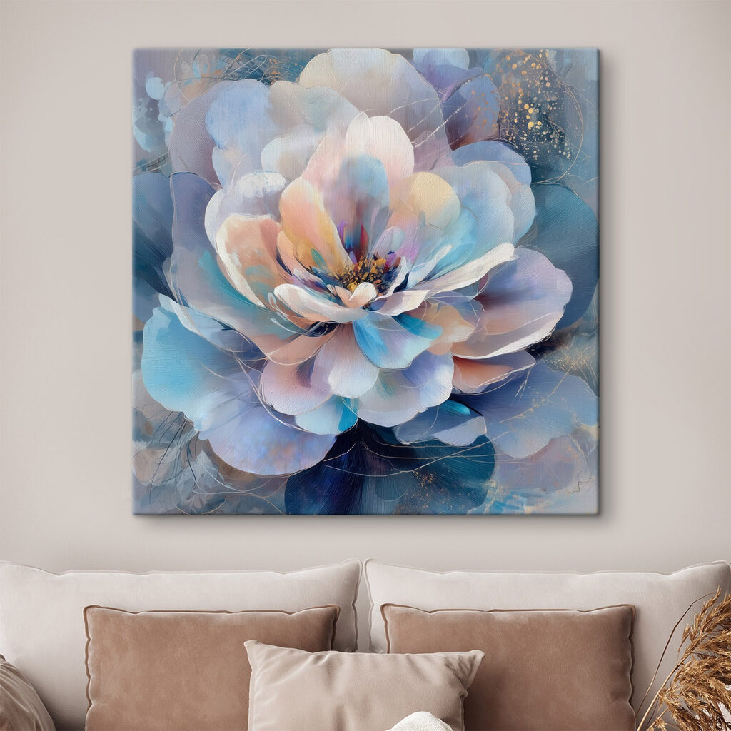 Delicate blooms in soft pastel hues Delicate blooms in soft pastel hues