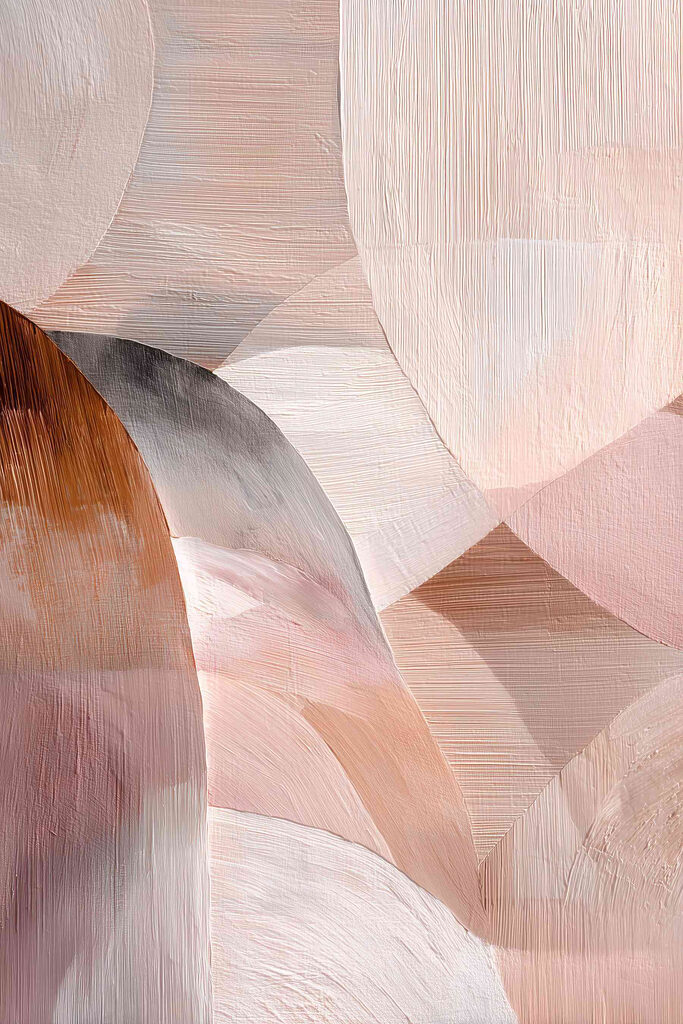 Soft hues blend in calming harmony Soft hues blend in calming harmony