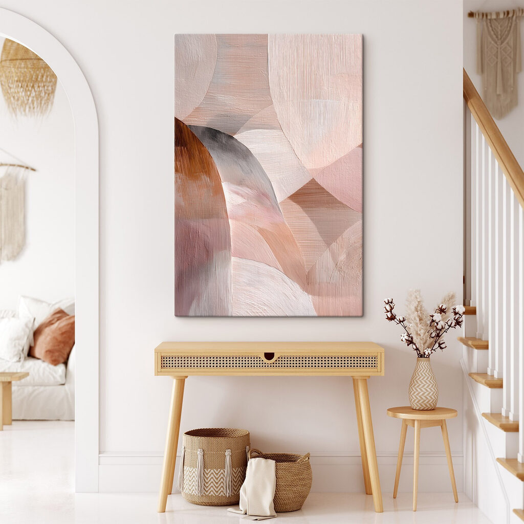 Soft hues blend in calming harmony Soft hues blend in calming harmony