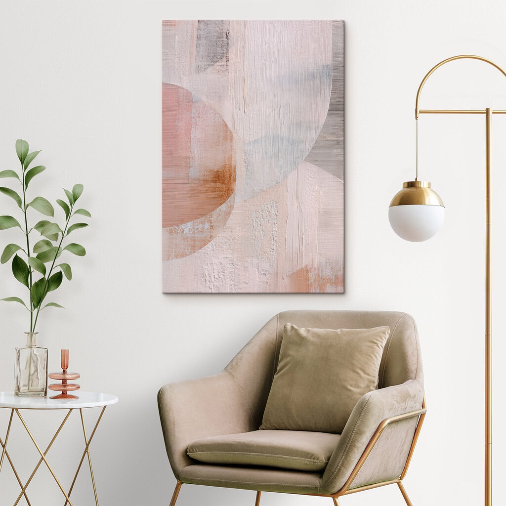 Painting of a circle and a circle Painting of a circle and a circle