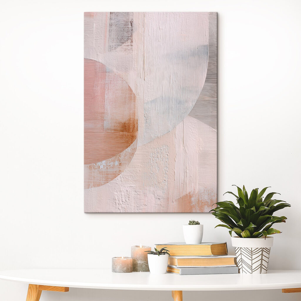 Painting of a circle and a circle Painting of a circle and a circle