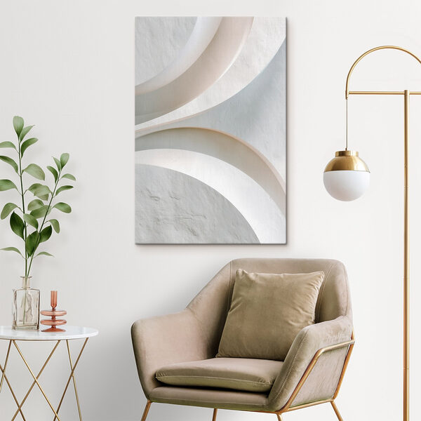 Wandbilder Weiße Wand mit geschwungenen Linien (Artikelnummer: s48191) Wandbilder Wandbilder Weiße Wand mit geschwungenen Linien (Artikelnummer: s48191)