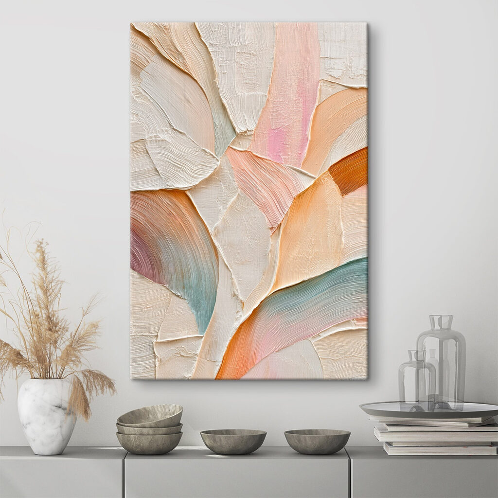 Soft hues blend into artistic flow