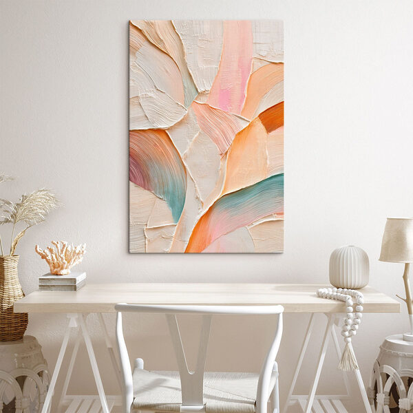 Soft hues blend into artistic flow