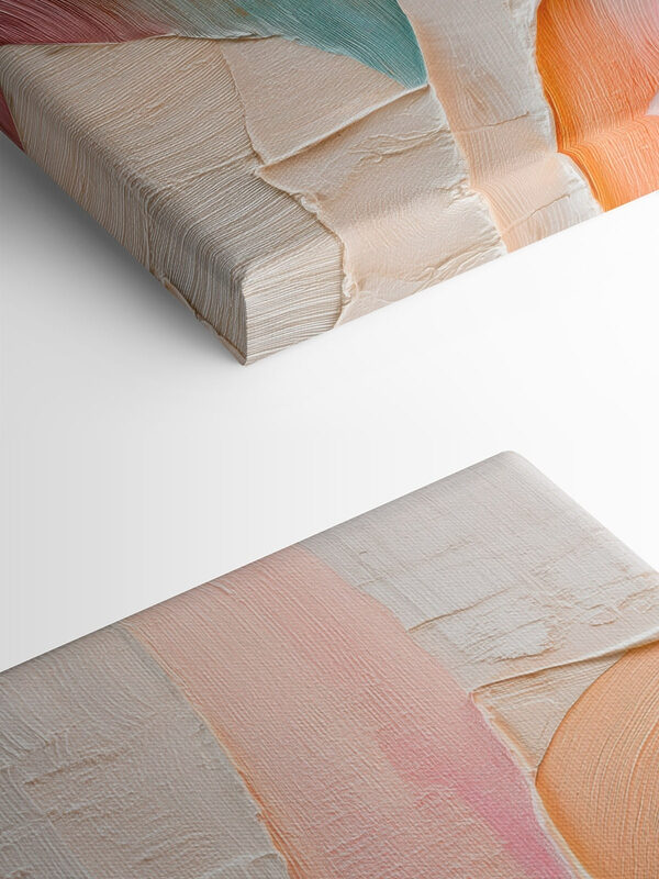 Soft hues blend into artistic flow