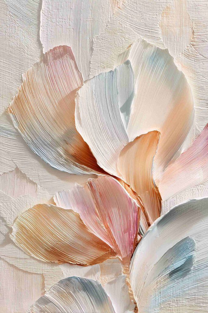 Zarte Pinselstriche in Pastellfarben Zarte Pinselstriche in Pastellfarben