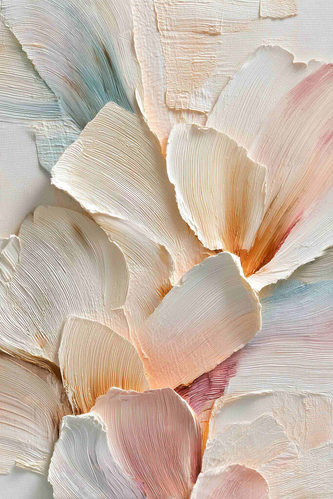 Delicate petals in soft hues