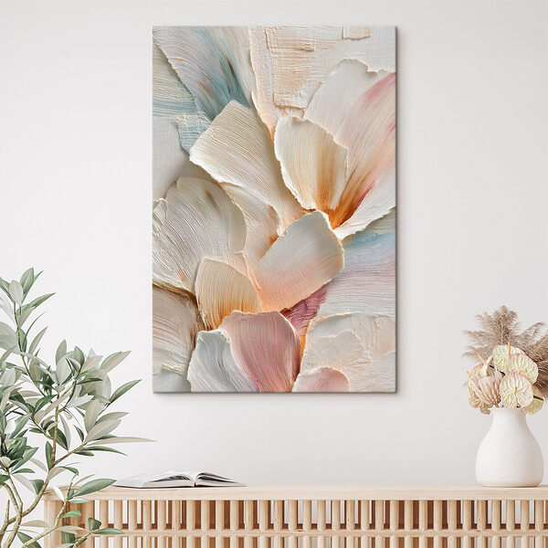Delicate petals in soft hues