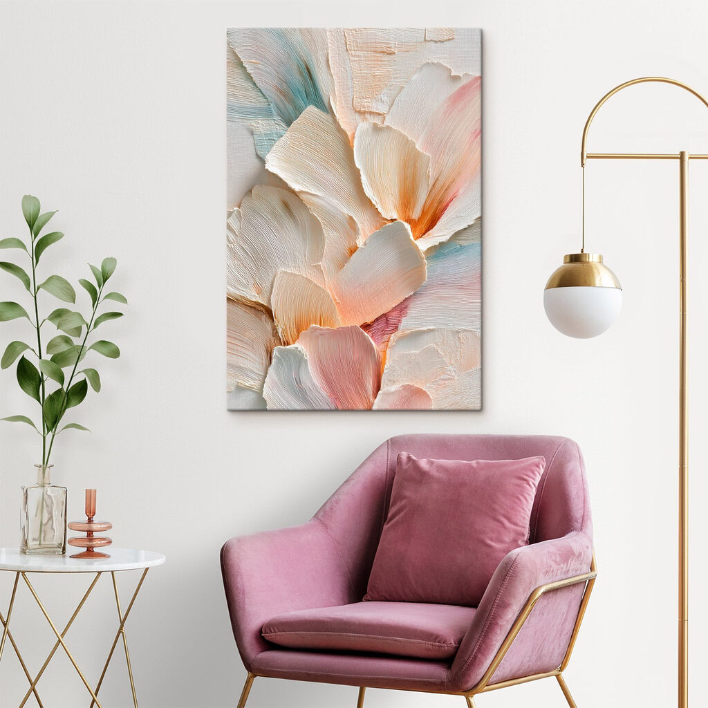Delicate petals in soft hues