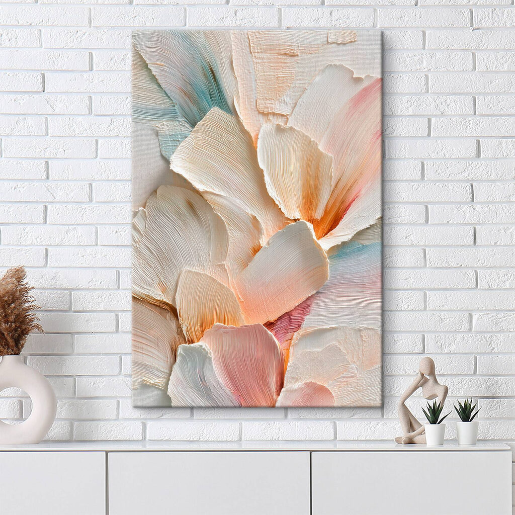 Delicate petals in soft hues