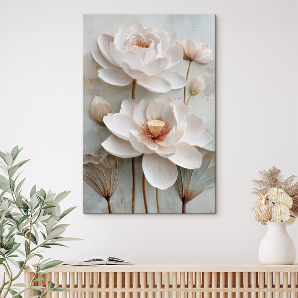 Delicate blooms in soft pastel tones Delicate blooms in soft pastel tones