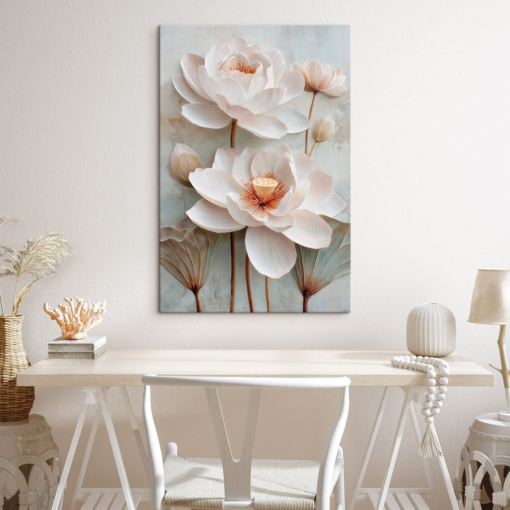 Delicate blooms in soft pastel tones Delicate blooms in soft pastel tones