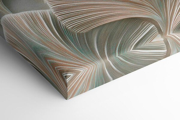 Delicate leaves in soft hues