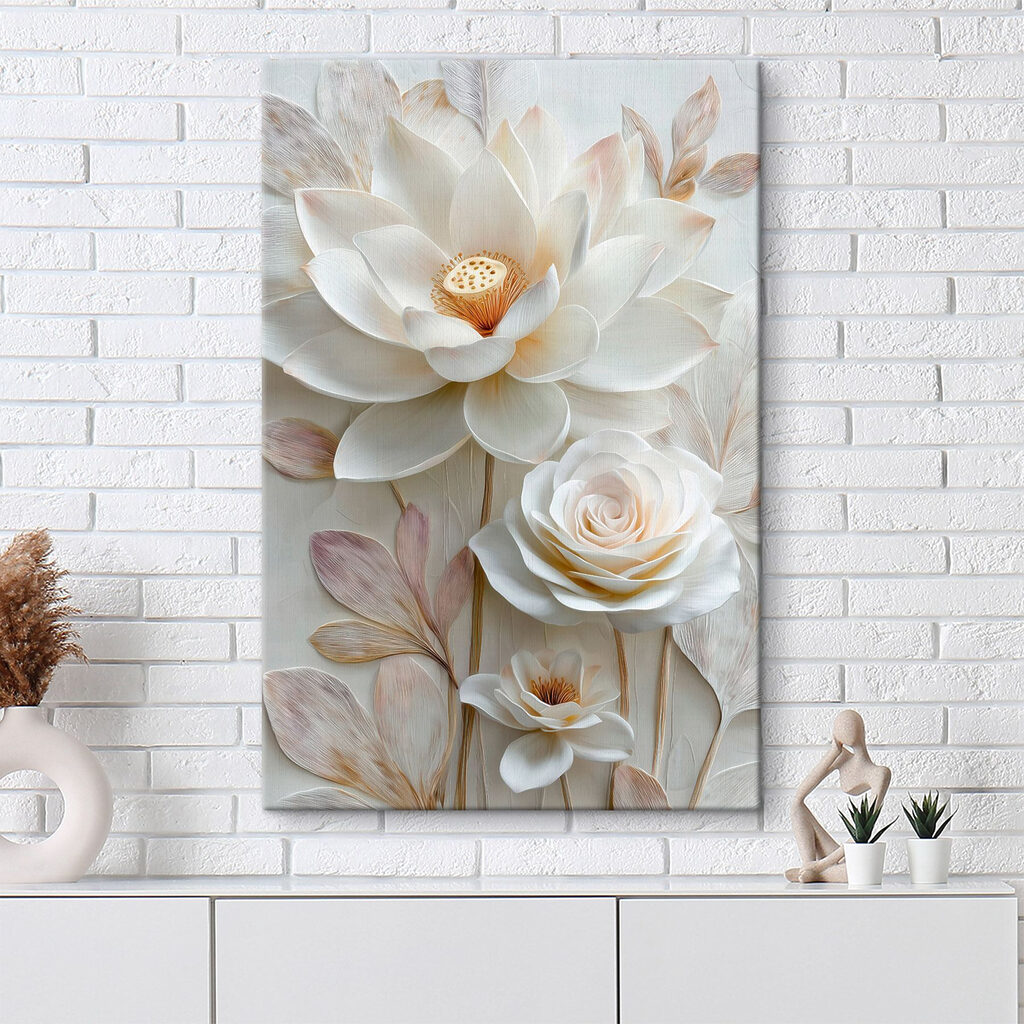 Delicate flowers bring serene beauty Delicate flowers bring serene beauty