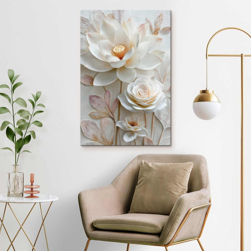 Delicate flowers bring serene beauty Delicate flowers bring serene beauty
