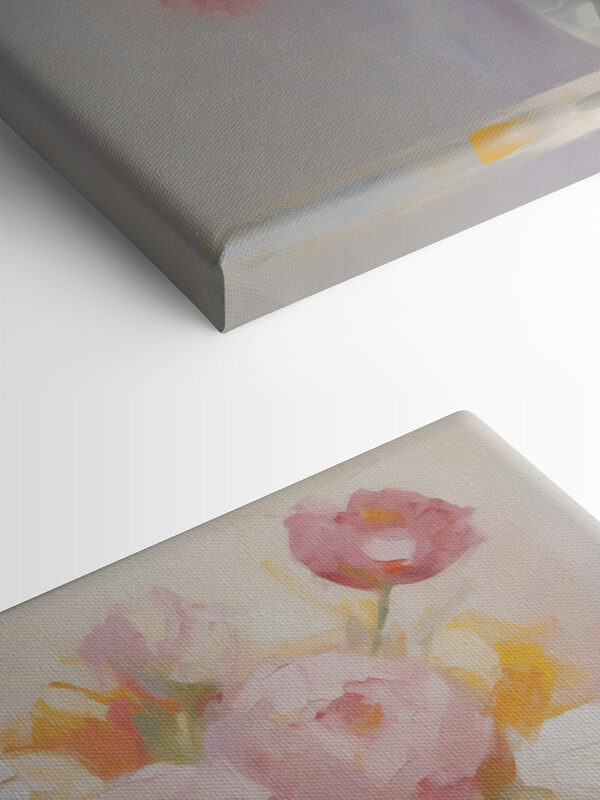 Painting of flowers in a vase Painting of flowers in a vase