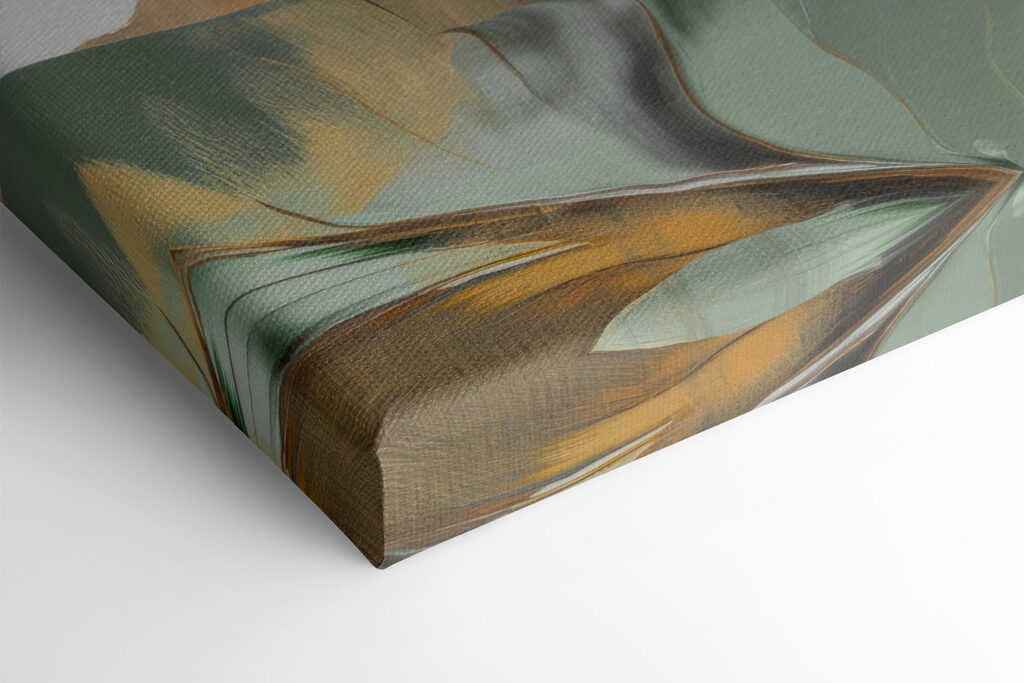 Vibrant tropical leaves in bold hues