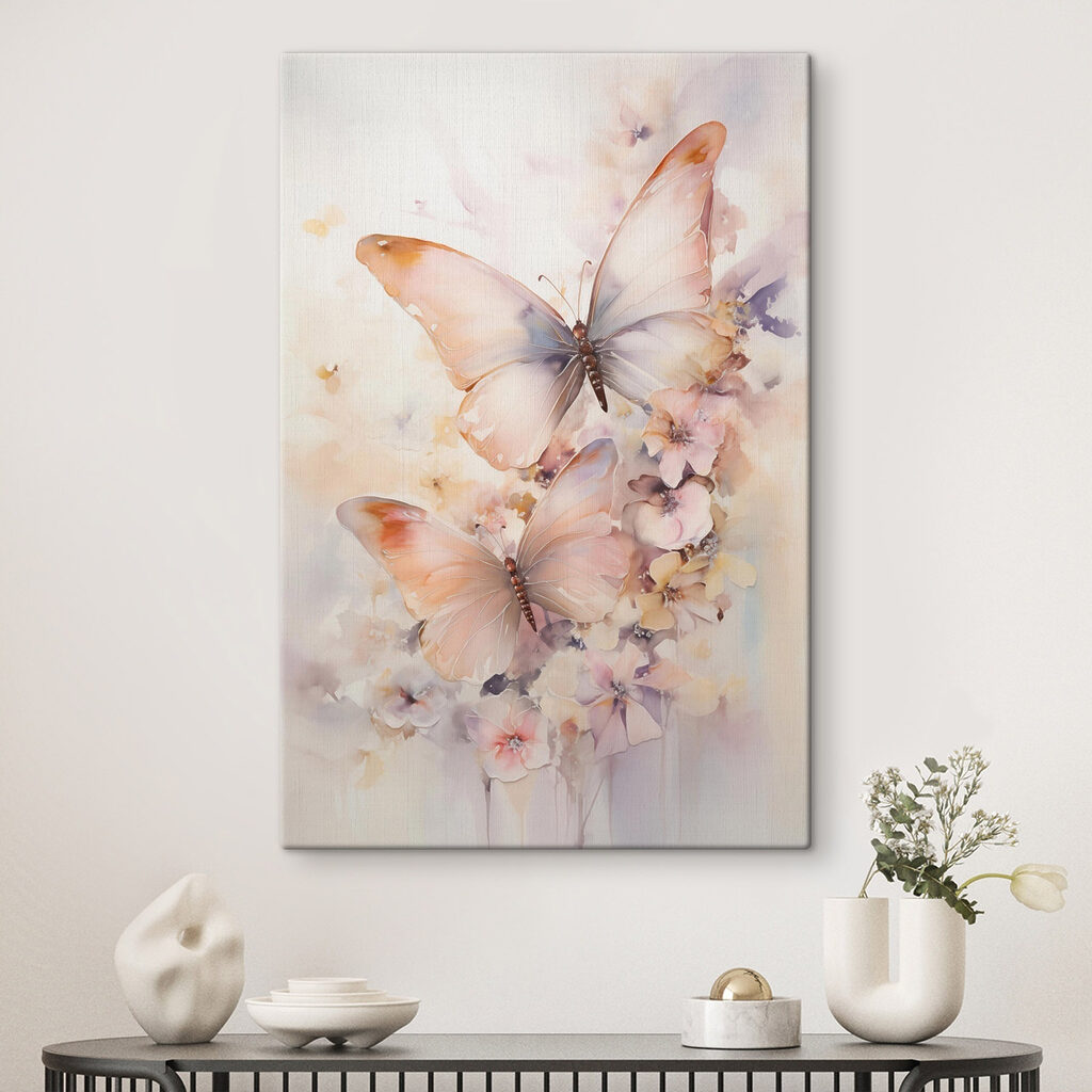Butterflies on a flower