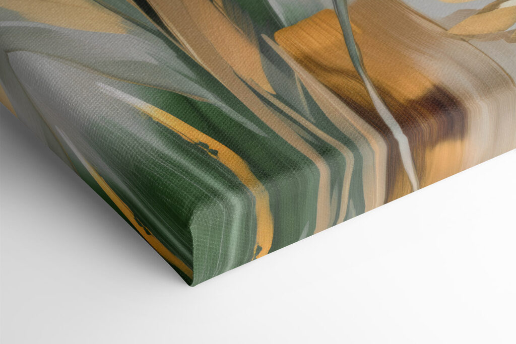 Vibrant leaves in elegant composition