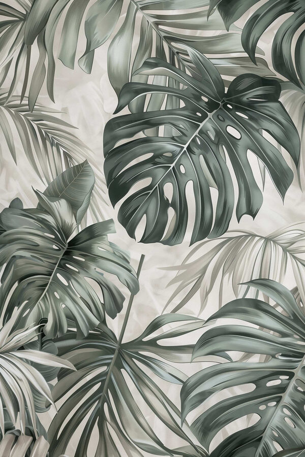 Fresh tropical foliage design