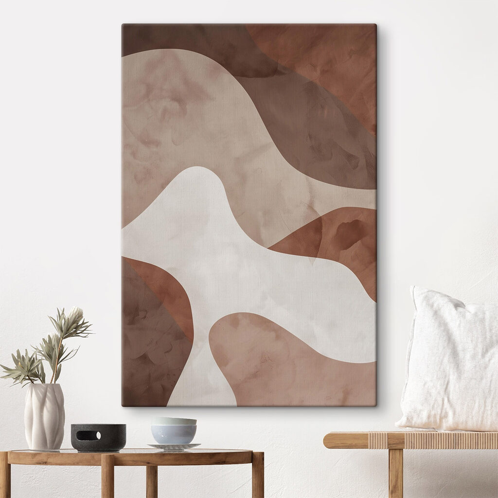 Brown and white wall Brown and white wall