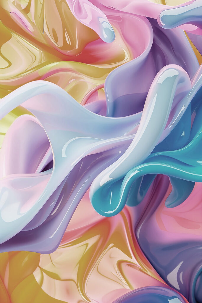 Flowing colors in vibrant harmony Flowing colors in vibrant harmony