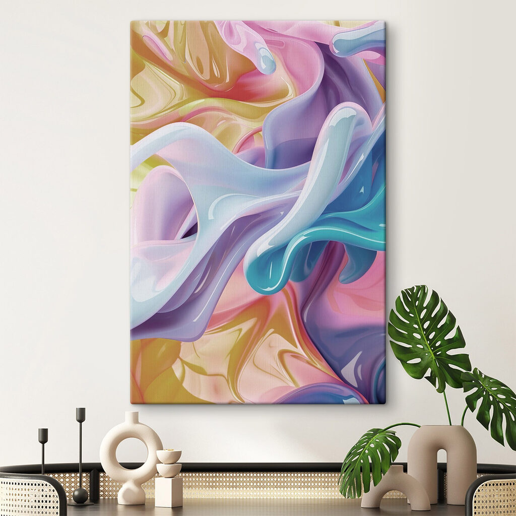 Flowing colors in vibrant harmony Flowing colors in vibrant harmony