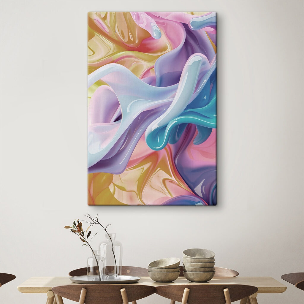 Flowing colors in vibrant harmony Flowing colors in vibrant harmony