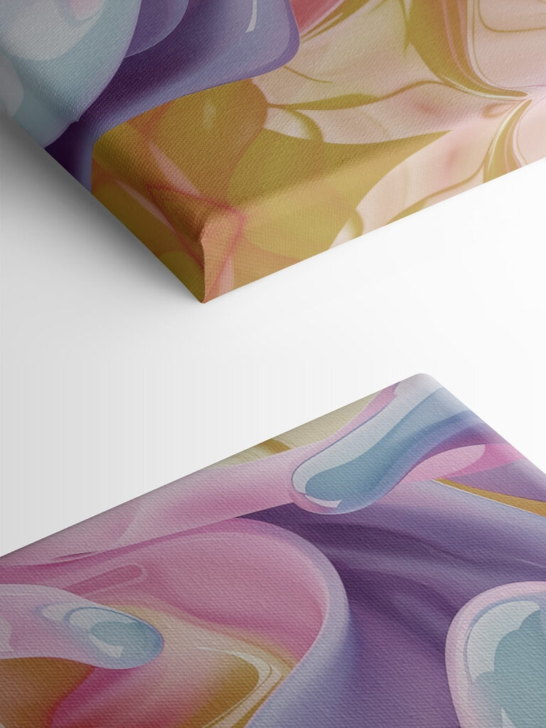 Flowing colors in vibrant harmony Flowing colors in vibrant harmony