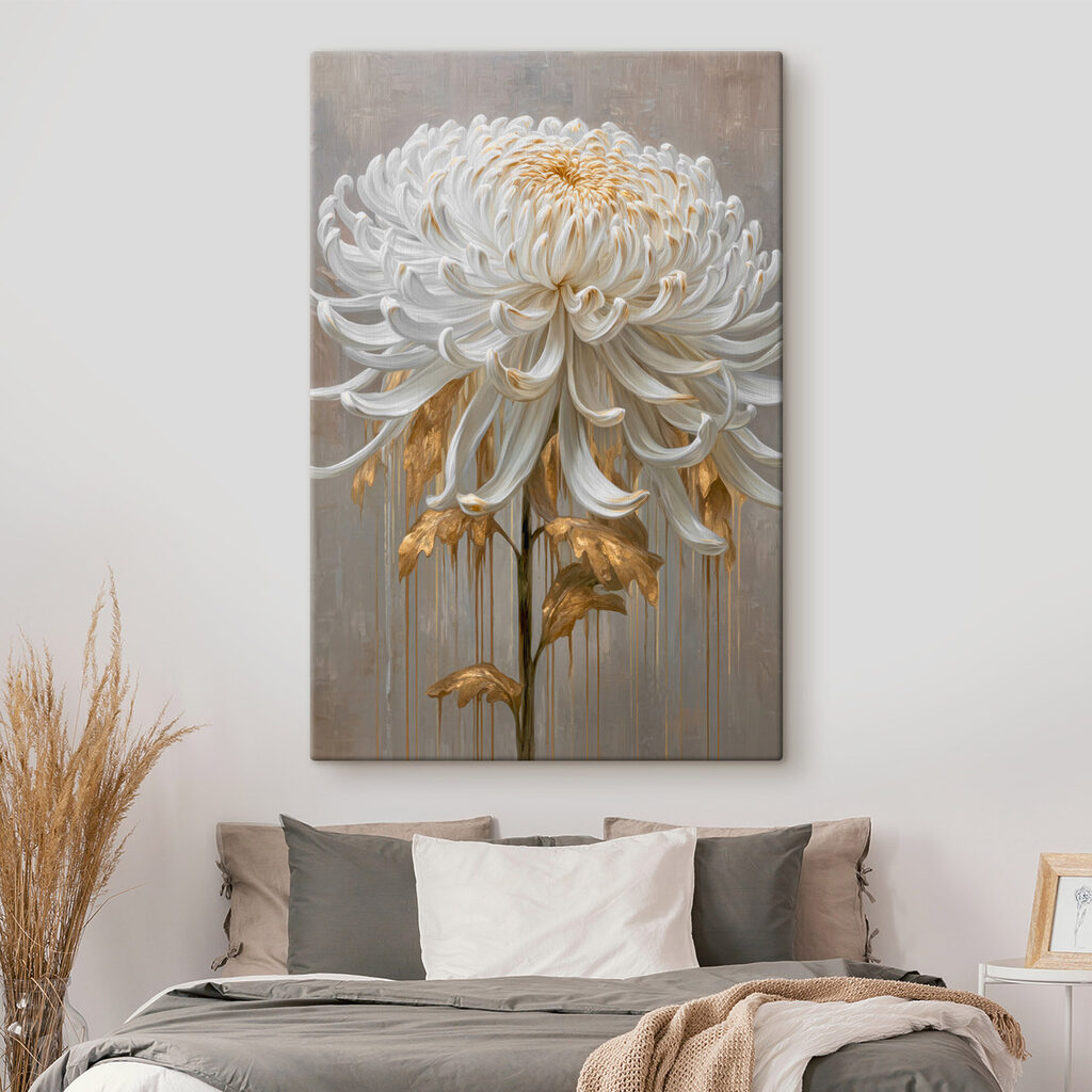 Elegant flower with flowing petals Elegant flower with flowing petals