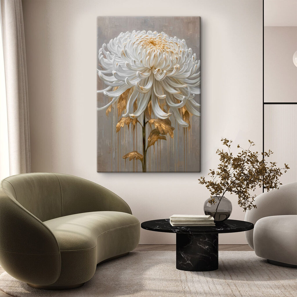 Elegant flower with flowing petals Elegant flower with flowing petals