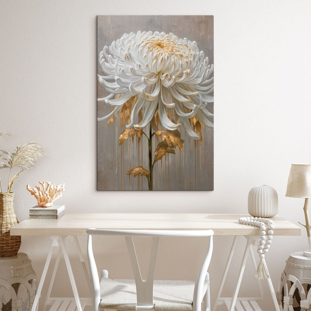Elegant flower with flowing petals Elegant flower with flowing petals