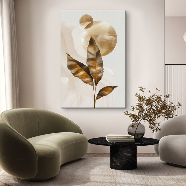 Elegant leaves against soft background Elegant leaves against soft background