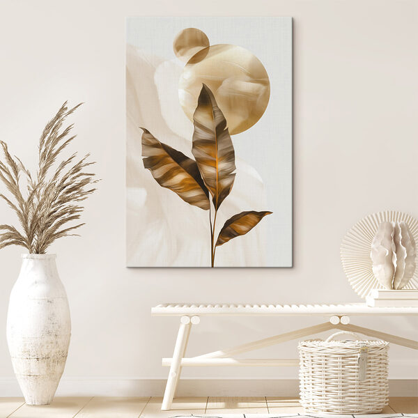 Elegant leaves against soft background Elegant leaves against soft background
